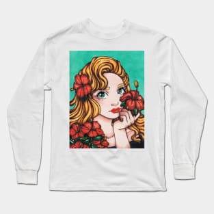 Hibiscus Long Sleeve T-Shirt